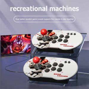 Portabla spelspelare MT6 4K HD Video Arcade Console 3D Dual Controller Joystick 10000 Games Compatible Player for PS1 Accessories 231129