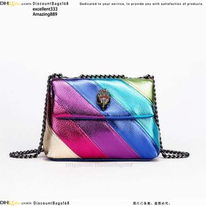 Kurt Geiger London Kensington Treasure-G Top Designer Bag Crossbody Bag Women Bag Chains Leather Stripes 8A XXL Men's Bag Luxury Messenger