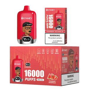 Hifancy Dijital Kutu 16000 Puflar E Sigara Kek Tek Kullanımlık Vape Kalem 12000 Tornado Puff 15k Mesel Bobini 2% 3% 5% 5 Puffbar Teşvik Buharlaştırıcı Cihaz