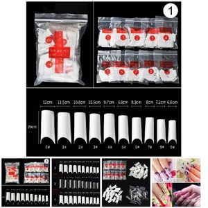 Fałszywe paznokcie 500pcs White Nail Art