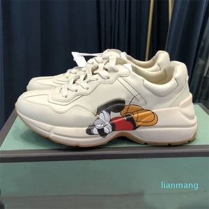 2023 Donne alla moda di marca di lusso Anime Wavy Dad Sneakers Tiger Print Shoes Taglia 36-46
