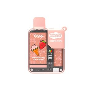 EU Stock Savage Bubble 15000 Puff Vape Disposable 28 ml Factory Vapes China 10 Flavors Child Lock Screen Display 650mAh Uppladdningsbart batteridätspol 12K 12000