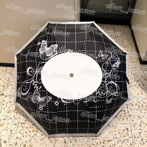 Luxury UV Umbrella Designer Umbrella Elegant Rain Shade Noble Three Folding Umbrella Fully Automatic Ultraviolet Proof