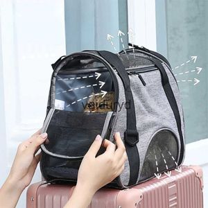 Cat Carriers Crates Houses Portable Pet Diaper Bag Breathable Mesh Fabric Large Capacity Outdoor Travel Hand for Puppy Teddy Chihuahuavaiduryd