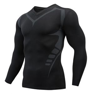 Magliette da uomo T-shirt da uomo T-shirt sportiva da corsa Compressione Fitness Tops Tee Quick DryTight Training Gym Shirts Jersey 231130