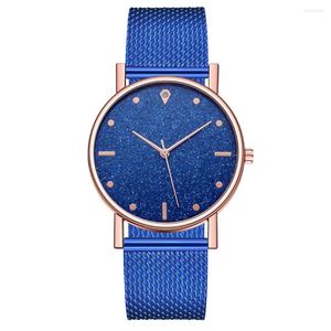 Wristwatches Luxury Watches For Women Fashion Brand Stainless Steel Mesh Quartz Wrist Montres Femmes Watch Free Shiping