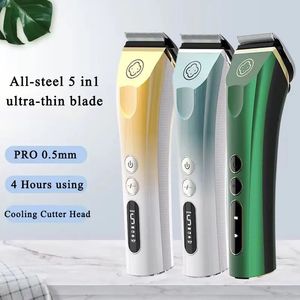 Hårtrimmer Professional Clippers Madeshow 982f Elektriskt skägg Exakt trådlös frisyrmaskin för Barber Shop For Home 231129