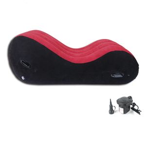 Giocattoli sessuali per coppie Cuscino per sesso di coppia Divano gonfiabile Forniture per adulti Mobili erotici Divano gonfiabile Poltrona Giocattoli sessuali Prodotti SM Seks Mobilya 231130