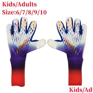 Sporthandschuhe Torwart Kinder Adts Antislip Goalie Latex Grip Professioneller Fußballschutz Fußball Männer Frauen Match Drop Lieferung Ou Dhlbt