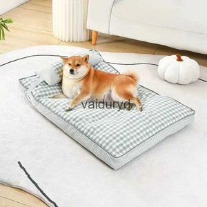 Kattbäddar möbler tvättbar stor hund säng avtagbar soffa för små och medelstora hundar husmatta mjuk husdjur sovande täckeururyd