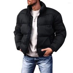 Мужская зимняя куртка-парка размером с пуховик, теплые утепленные куртки с воротником-стойкой 5XL