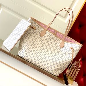 M41178 Luxurys Designer Shopper Bags Kadın Moda Asla Vücut Cross Tam Kahverengi Çiçek Çanta Erkekler Haftalık Deri Bagaj Omuz Tote Çantalar Debriyaj Motor Çantası