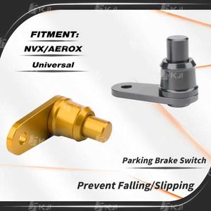 Motorcycle Brakes For Yamaha NVX AEROX Parking Brake Switch Button Lock CNC Lever Accessories Parts