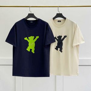 メンズTシャツ新しいウェルドーンベア半袖Tシャツのための男性とデザイン感覚のある男性はニッチWedoneルーズファッションブランドInstagramです