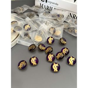 Luxus Frauen ysly Ohrringe Schmuck Acryl -Süßigkeiten Ohrringe hochwertige Textur Messing Dicke Gold Elektroplattiert trendy vielseitig