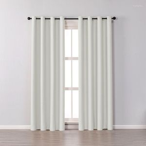 Curtain Double Sided High Shading Cloth For Living Room Drapes Solid Color Blackout Window Curtians