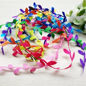 Decorative Flowers Brightly Colored Flower Vine Leaves Well Crafted Wreath Gift Exquisite Simulation Visually Realistic Easy To Clean