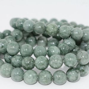 Luźne kamienie szlachetne Naturalne biurma jadein/jadeite okrągłe koraliki 10,2 mm-10,4 mm