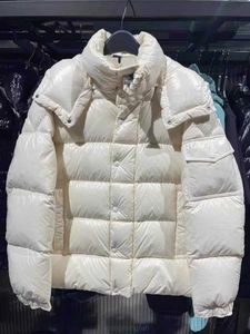 Women's Parkas 2023 New m Down 70th Anniversary Double Label Maya Male and Female Lovers Same Bright Face Thickened Winter Coat Epdw