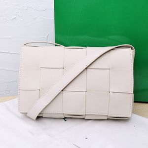 A113 Designer 7a Crossbody Quality Bag Cassette 15 Grid Tofu Bag Fashion Fashion Simple Late Leather Counter Counter Counter