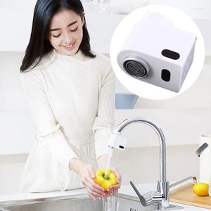 Banyo lavabo muslukları otomatik musluk hareket sensörü el ücretsiz adaptör musluk mutfak otomatik r9jc