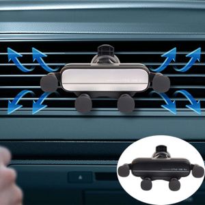 Uppgradera Gravity Car Phone Holder Outlet Stand Smartphone GPS Eagle Beak Clip Mount för iPhone 14 13 Pro Samsung Huawei Xiaomi Redmi