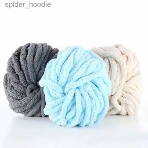 Fio grande mão macia chenille cobertor de malha fio grosso tricô sofá lance inverno transporte da gota diy crochê fio decoração piso l231130