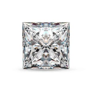 Gemstones Moissanite Stones 3 5mm To 10mm D Color VVS1 Princess Cut Loose Beads Diamond For Women Wedding Ring Jewelry303S