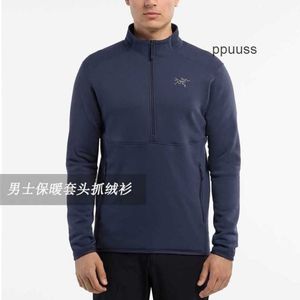 メンズジャケットをコートデザイナーarcterysフーディージャケッツkyanite ar 1/2zip zip暖かい下着メンズフリースコート27967 wn-9pir wn-1zhu