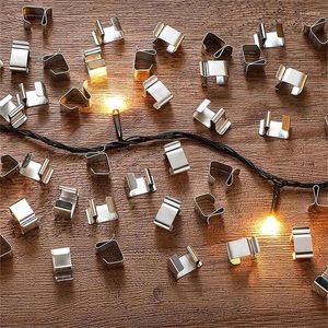 Hooks 50 PCS Christmas Gutter Holiday Lights Roof Light Clips Xmas Hangers