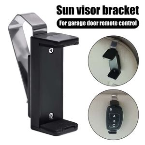 Upgrade Car Sun Visor Clip Remote Control Bracket Gate Remote Universal Opener Quick Installation Holder for Garage Door Auto Keychain