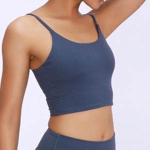 Damen Shapers Sexy Slim Yoga Weste für Frauen mit Brustkissen Schöne Rückenunterwäsche Half Sling Dress