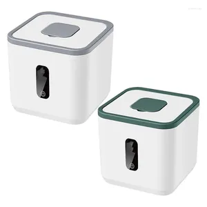 Storage Bottles Household Rice Kitchen Container Dispenser Sealed Flour Bin Pet Dog Food Box With Lid Insect Proof Cereal