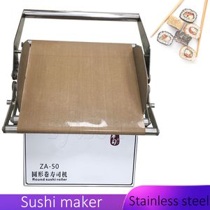 Kommersiell sushi roller manual sushi gör maskin rostfritt stål sushi bildande maskin rund fyrkantig sushi form