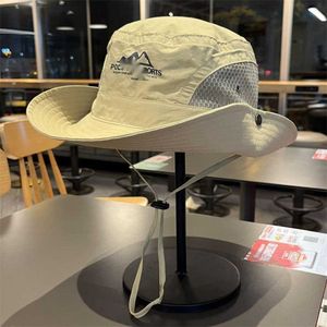 Snapbacks Mountain Daying Hat للرجال والنساء المشي لمسافات طويلة في التخييم الصيد في الهواء الطلق الصيد للأشعة فوق البنفسجية قبعة رعاة البقر الغربية المقاومة