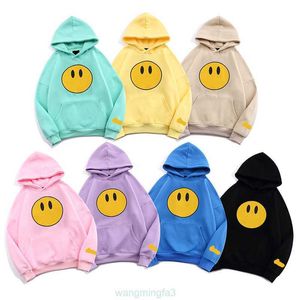 Hoodies New Streetwear Smiley Face Sweater Men's Casual Fashion Trend Drew Sweatshirts