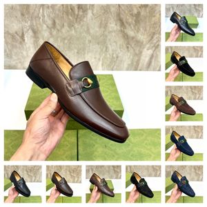 Top Men Shoes Luxury Brand Braid Leather Casual Driving Oxfords Shoe Designer Mens Loafers Moccasins italienska skor för man Flats Zapatos Hombre Size 38-45