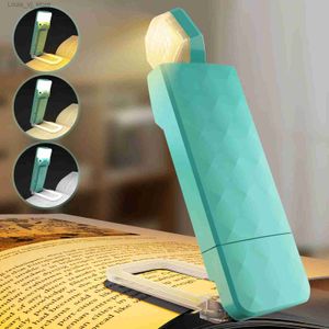 Book Lights Mini Led Portable Bookmark Reading Light USB Rechargeable Eye Protection Brightness Adjustable Bed Reading Clip Book Light YQ231130