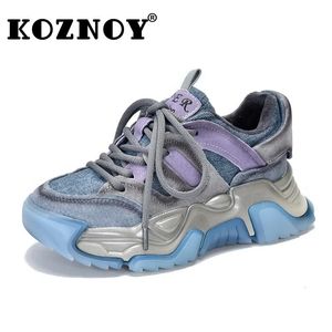 Pantofole Koznoy 5 cm Pelle sintetica Inverno caldo Vulcanize Autunno Primavera y Sneaker Scarpe da skateboard ergonomiche moda donna Satable 231129