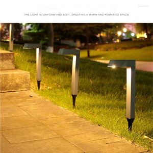Outdoor Solar LED Lawn Light Lamps Waterproof Garden Lighting For Home Yard Driveway Pathway Landscape Decor Lamp