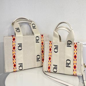 Tote Bag high quality new Women tote bags WOODY Totes shopping bag handbag high NYLON fashion linen Large Beach luxury designer travel Shoulder Purses 01