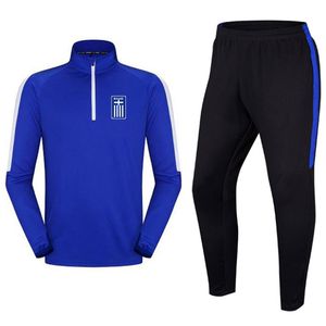Greece national football team Men's Clothing New design Soccer Jersey football Sets Size20 to 4XL Training Tracksuits For Adu2103