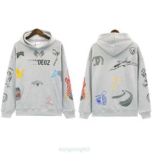 Hoodies Sweatshirts Grizzly Rhude Designer Off White Painting Style Herren Loose Casual Pullover