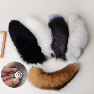 Massage Products Animal Cosplay Sexiga leksaker av 40 cm Fur Furry Fox Tai med magnet för män Kvinnliga par Flirting Erotic Products Fetish Costumes