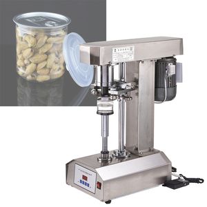 Commercial Can Sealing Machine Milk Tea Shop Beverage Sealing Cup Semi-Automatic Sealer Plastic Bottle Can Sealer