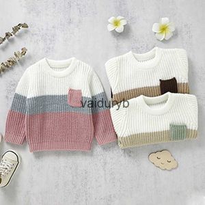 Pullover Autumn Infant Kids Baby Girls Boys Long Sleeve Striped Sweaters New ldren's Clothes Knitvaiduryb