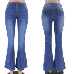 Dżinsowe dżinsy płonące kobiety dżinsowe spodnie niebieskie zaniedbane chude bóle dna mama damskie damki