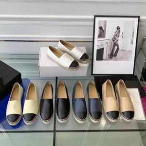 Designer Flat Dress Shoes Women Espadrilles Loafers Summer Fashion Canvas Shoe Luxury Beach Slippers Slides