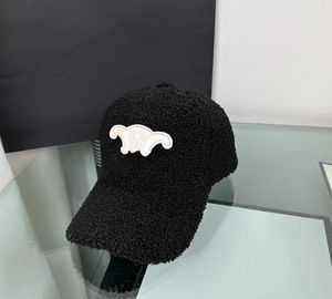 NYA LAMB WOOL HARD TOP PEAP CAP FACE-TILL LITT LITT Höstvinter Högkvalitativ All-Matching Men and Women Warm Baseball Caps