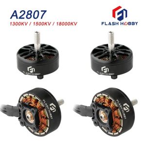 FLASHHOBBY A2807 Brushless Motor for RC Drones - 1300KV/6S, 1500KV/5S, 1800KV/4S, Quadcopter Replacement Part